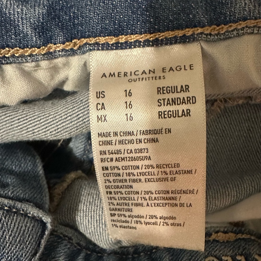 American Eagle Outfitters High Rise Wide Leg size 16 - Picture 2 of 3